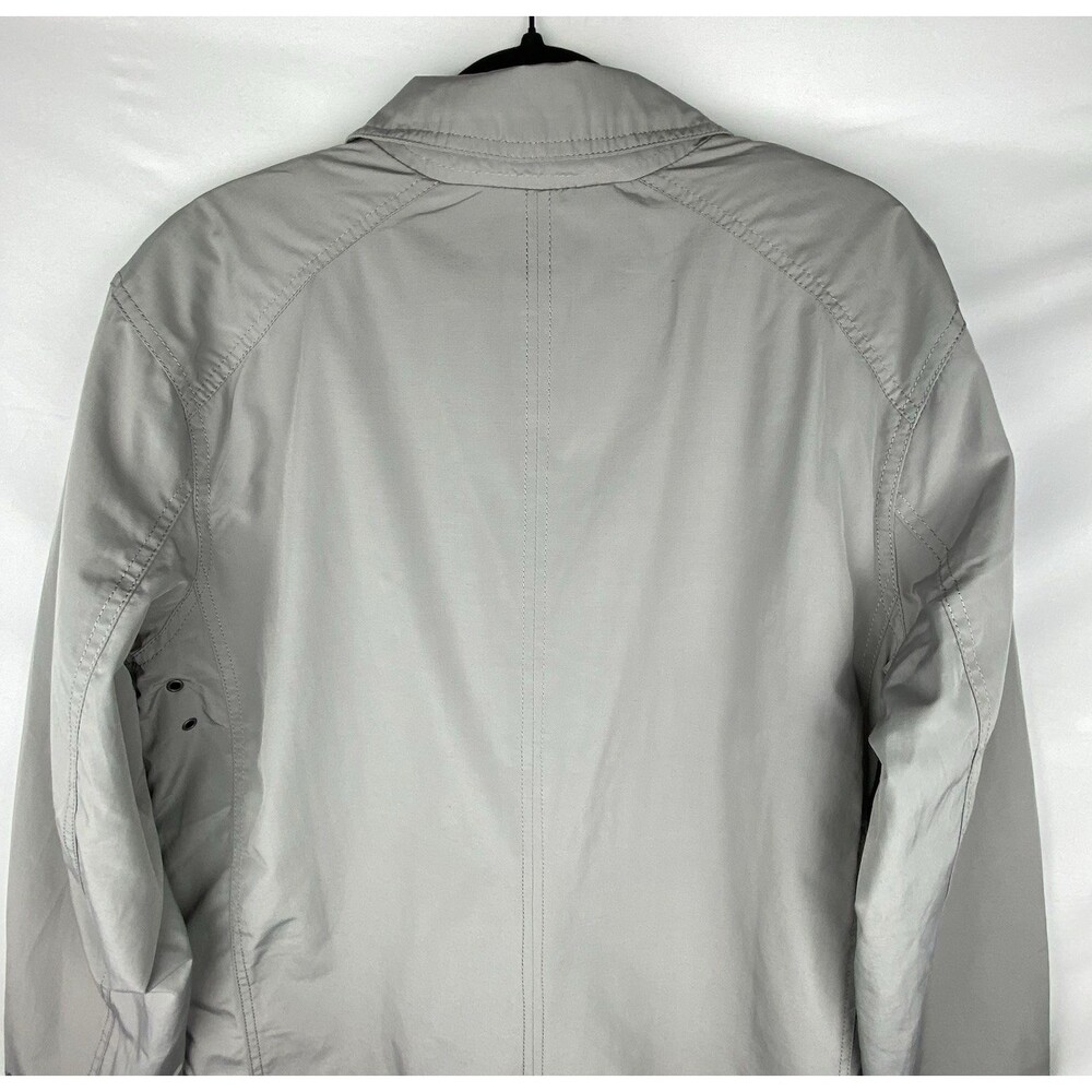 Eddie Bauer Jacket Mens TL‎ Gray Goose Down Winter Trench All Seasons Waterproof - Picture 9 of 14
